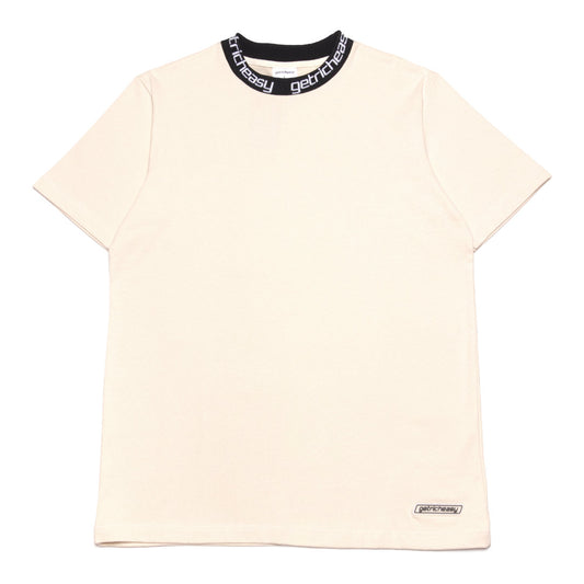 Getricheasy Logo Rib tee Cream