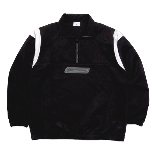 getricheasy Windbreaker Half Zip Black