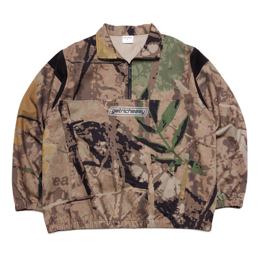 getricheasy Windbreaker Half Zip Camo