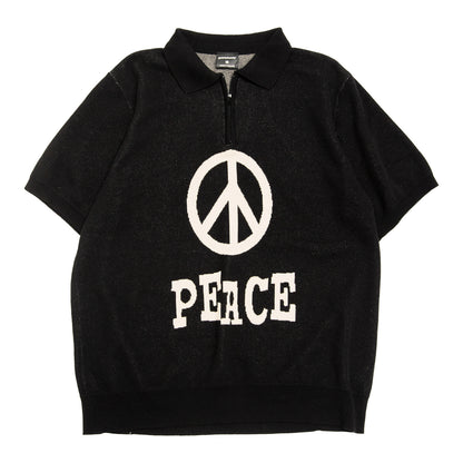 Peace Polo Shirts Black