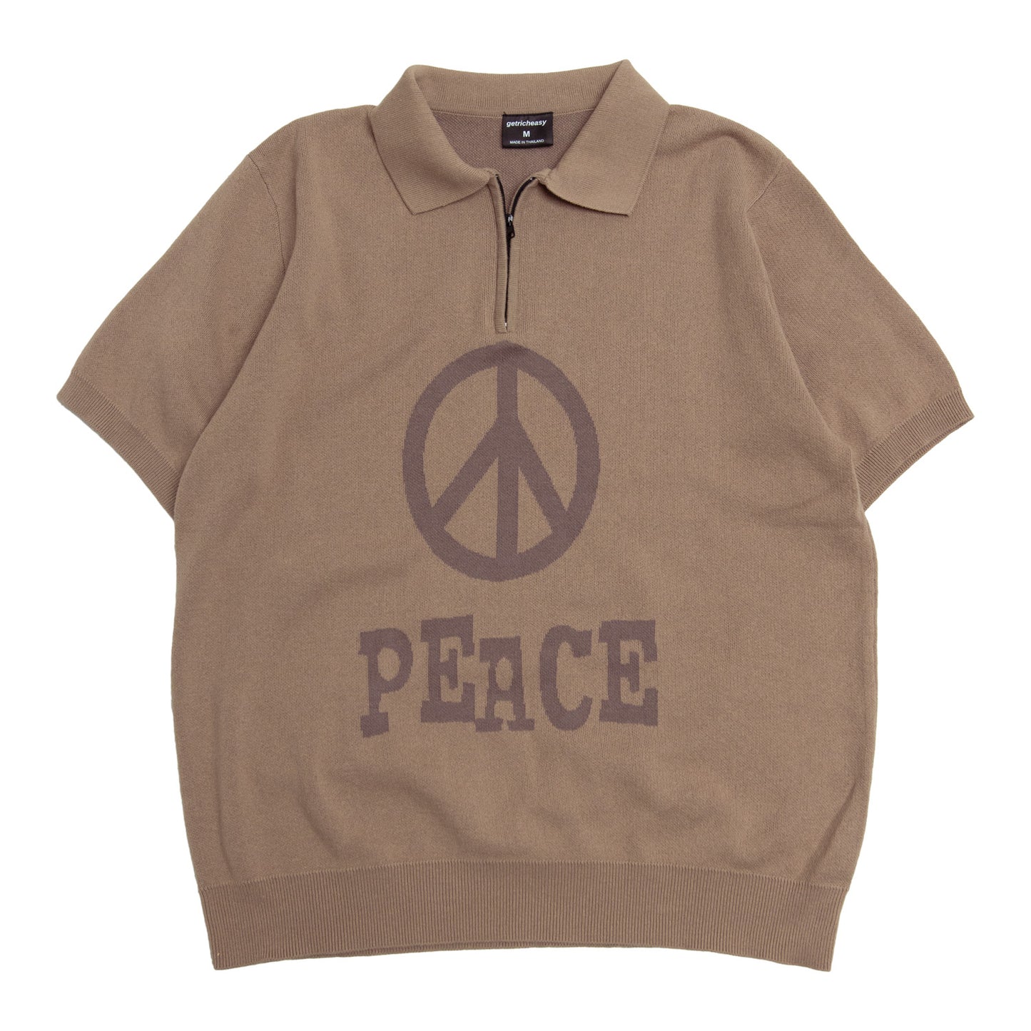 Peace Polo Shirts Cream