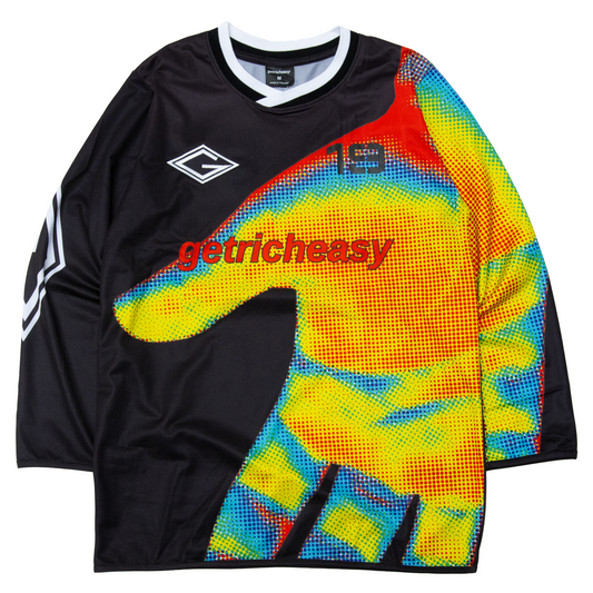 getricheasy No.1 Football Jersey L/SL Thermography