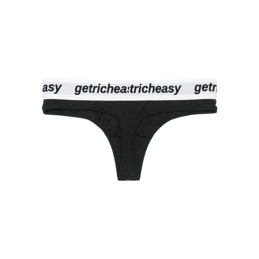 Women's Thongs Black